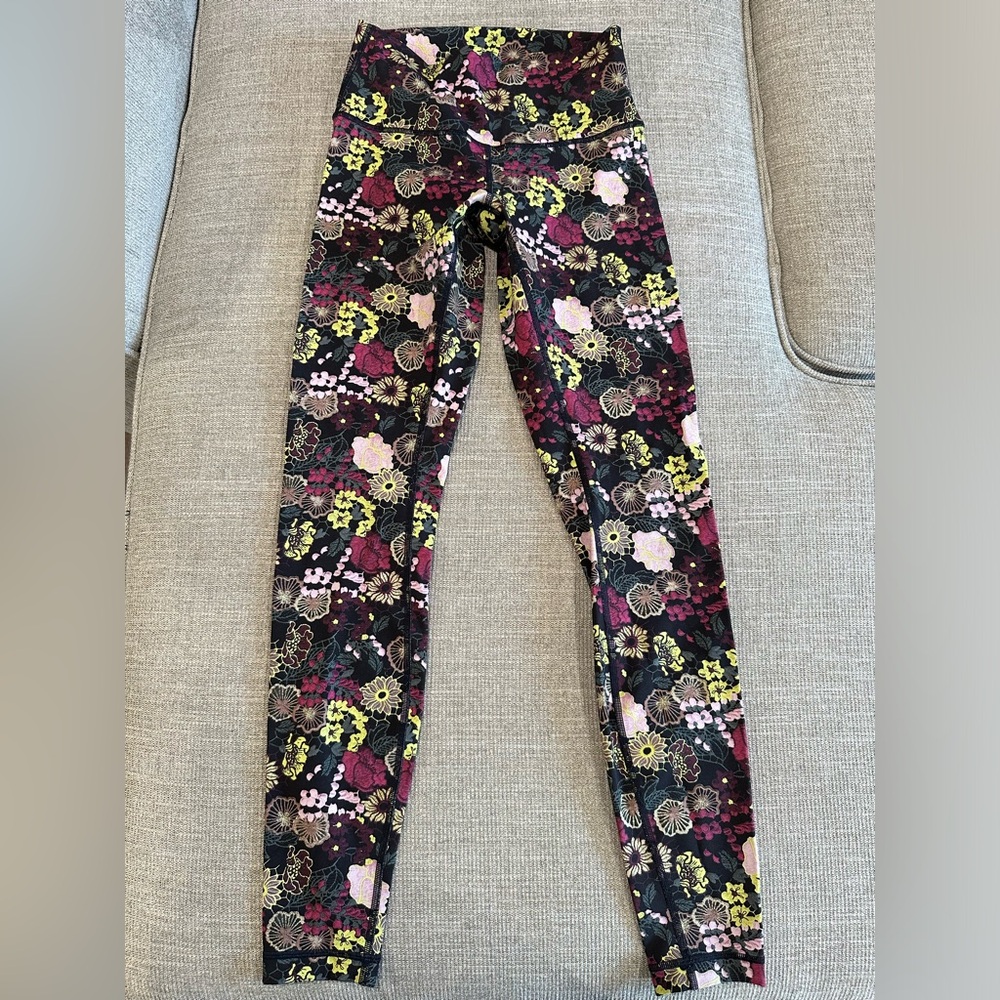 Lululemon floral leggings